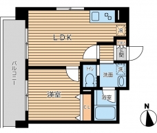 オーキッドレジデンス三ノ輪Ⅱの間取り図