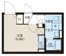レピュア早稲田レジデンスⅡの間取り図