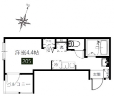 メルディア上峰4丁目の間取り図