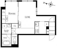 プレニーズ護国寺PREMIERの間取り図