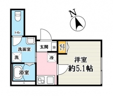 キャメル川口芝富士の間取り図