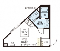 レピュア豊島園レジデンスの間取り図