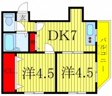 エクセレント盛の間取り図