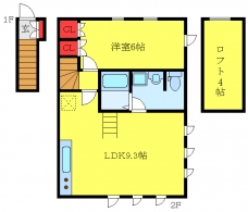 ヴィラ　ビヨルクの間取り図