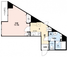 COURT王子神谷の間取り図