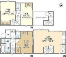 Kolet日暮里の間取り図