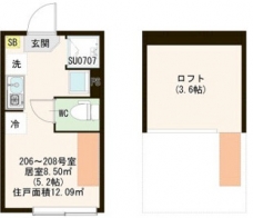 カーサソラーナの間取り図