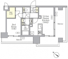 ＯＲＳＵＳ　三ノ輪の間取り図