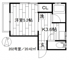 エクセル北町の間取り図