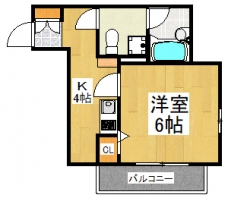 キャトルセゾンの間取り図