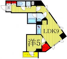 池袋ウエストガーデンの間取り図
