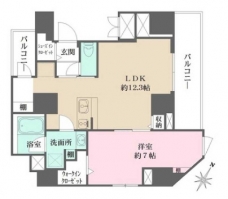 ＷＨＡＲＦ文京茗荷谷の間取り図