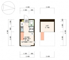 ハーモニーテラス稲荷台Ⅲの間取り図