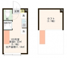 ハーモニーテラス上板橋Ⅱの間取り図