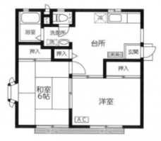 正木ハイツの間取り図