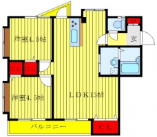 パールメゾンの間取り図