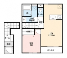 リーブルファイン川口上青木西の間取り図
