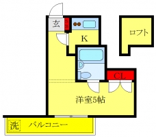 コエル第三ビルの間取り図