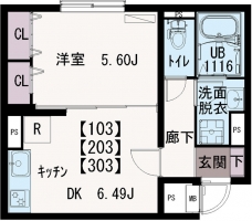 IXO blue treeの間取り図