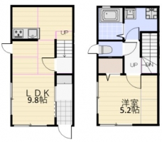 ブランドール西青木の間取り図