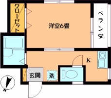コーポケーワンの間取り図