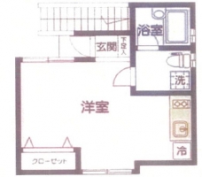 ロッソスカーレ赤羽の間取り図