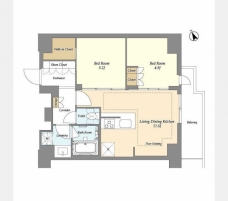 オアーゼ日暮里レジデンスの間取り図