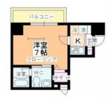 アルファコート西川口１３の間取り図