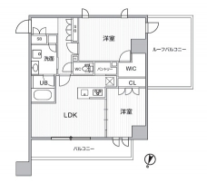 シーズンフラッツ新大塚の間取り図