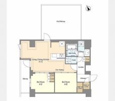 オアーゼ日暮里レジデンスの間取り図