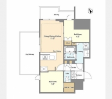 オアーゼ日暮里レジデンスの間取り図