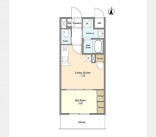 アクシーズタワー川口Ⅷの間取り図