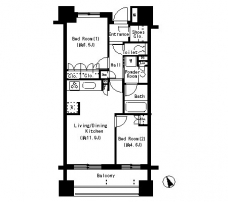 パークアクシス大塚の間取り図