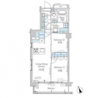 パークアクシス駒込ＨＩＬＬＴＯＰの間取り図