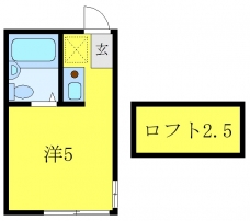 パトリエ本蓮沼の間取り図