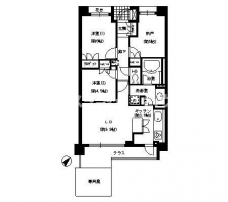 エスティメゾン巣鴨の間取り図