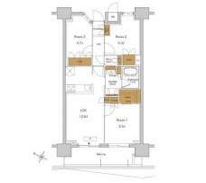 ＲＪＲプレシア東十条ガーデンの間取り図