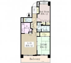 板橋パーク・ホームズの間取り図