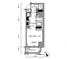パークアクシス新板橋ウエストの間取り図
