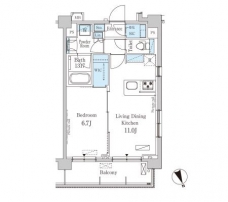 パークアクシス駒込ＨＩＬＬＴＯＰの間取り図