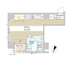 アーバンキューブ九段南の間取り図
