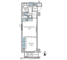パークアクシス秋葉原の間取り図