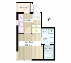 パティオみづほ文京東大前の間取り図