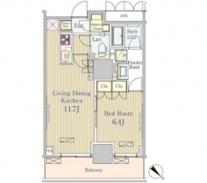 パークアクシス御茶ノ水の間取り図
