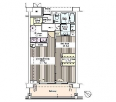 マチュリティ小石川の間取り図