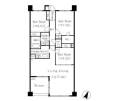 パークキューブ平和台の間取り図