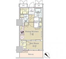 パークアクシス御茶ノ水の間取り図
