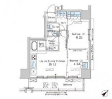 パークアクシス西巣鴨の間取り図