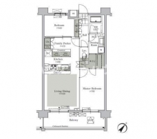 パークキューブ西ヶ原ステージの間取り図