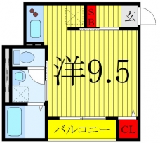 シティパル田端の間取り図